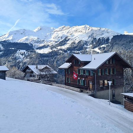 Apartamento Traditional Chalet In Wengen - Top Floor Exterior foto